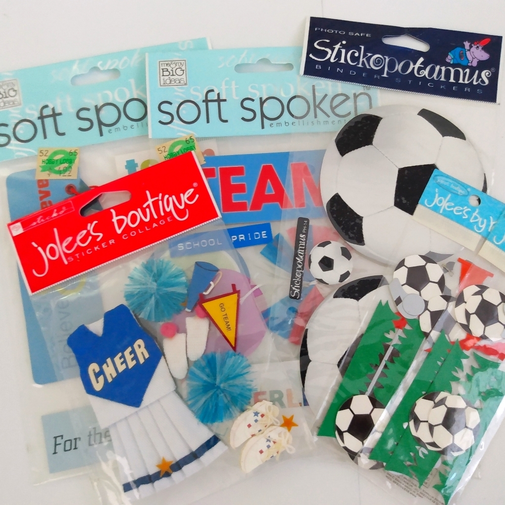 Jolee's Stickers Scrapbook Soccer